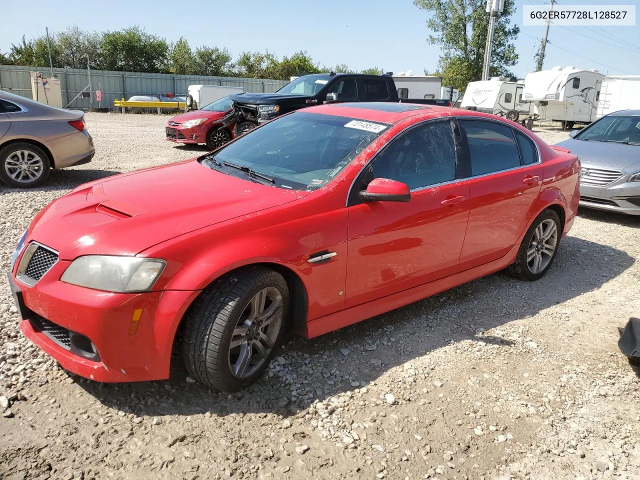 2008 Pontiac G8 VIN: 6G2ER57728L128527 Lot: 70148574