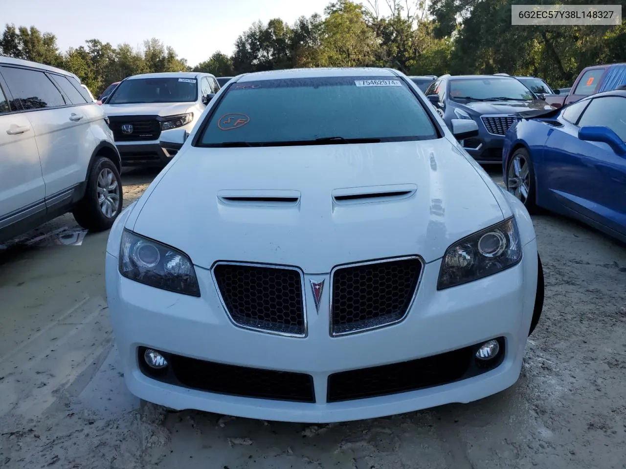 2008 Pontiac G8 Gt VIN: 6G2EC57Y38L148327 Lot: 75462974