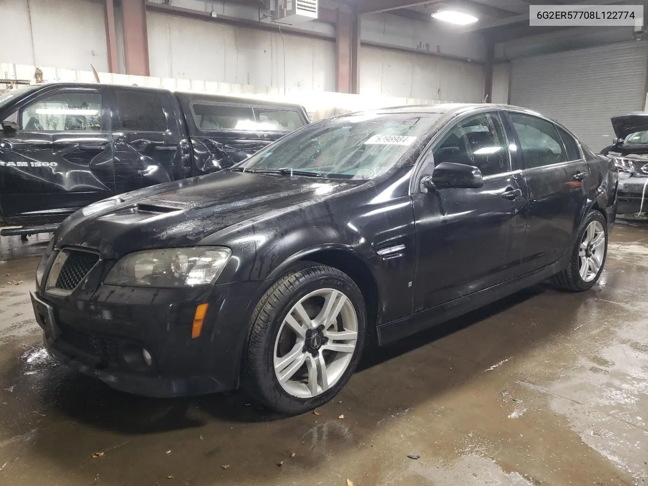 2008 Pontiac G8 VIN: 6G2ER57708L122774 Lot: 76398984