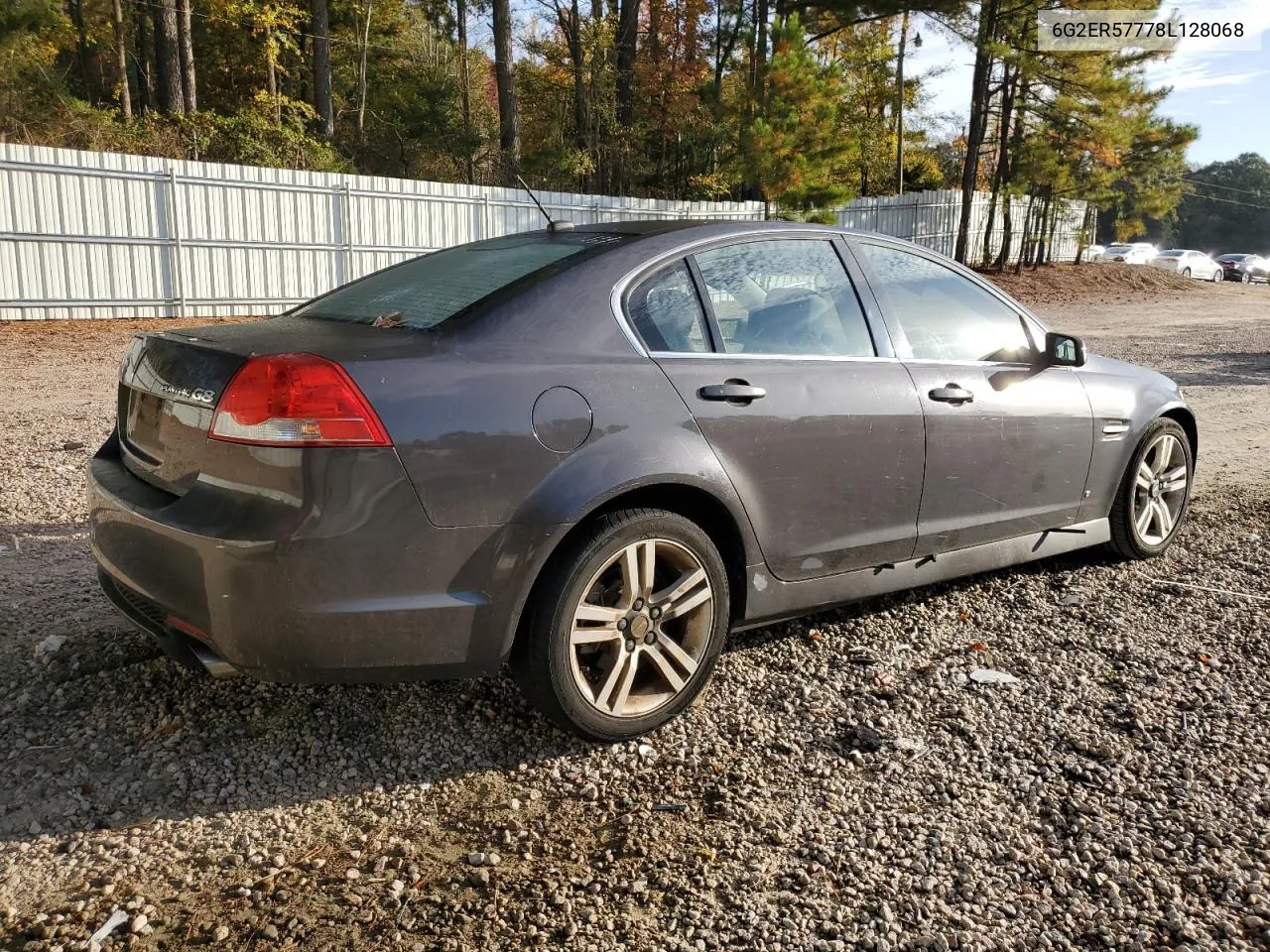 2008 Pontiac G8 VIN: 6G2ER57778L128068 Lot: 78922214