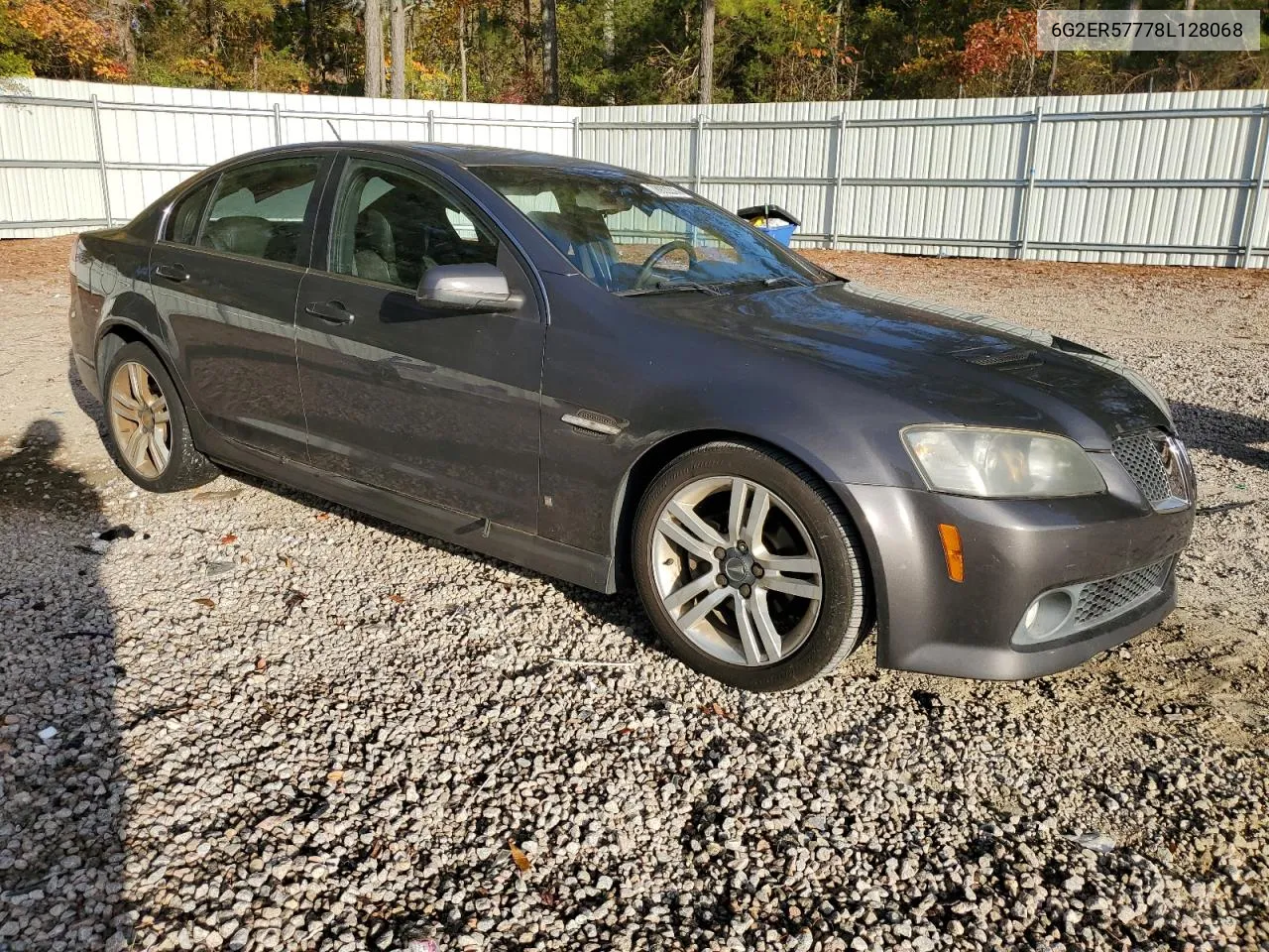 2008 Pontiac G8 VIN: 6G2ER57778L128068 Lot: 78922214