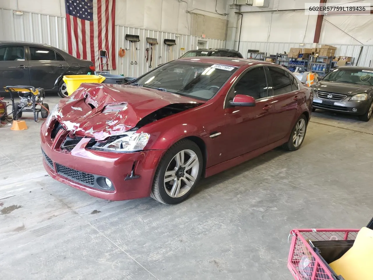 2009 Pontiac G8 VIN: 6G2ER57759L189436 Lot: 68627984