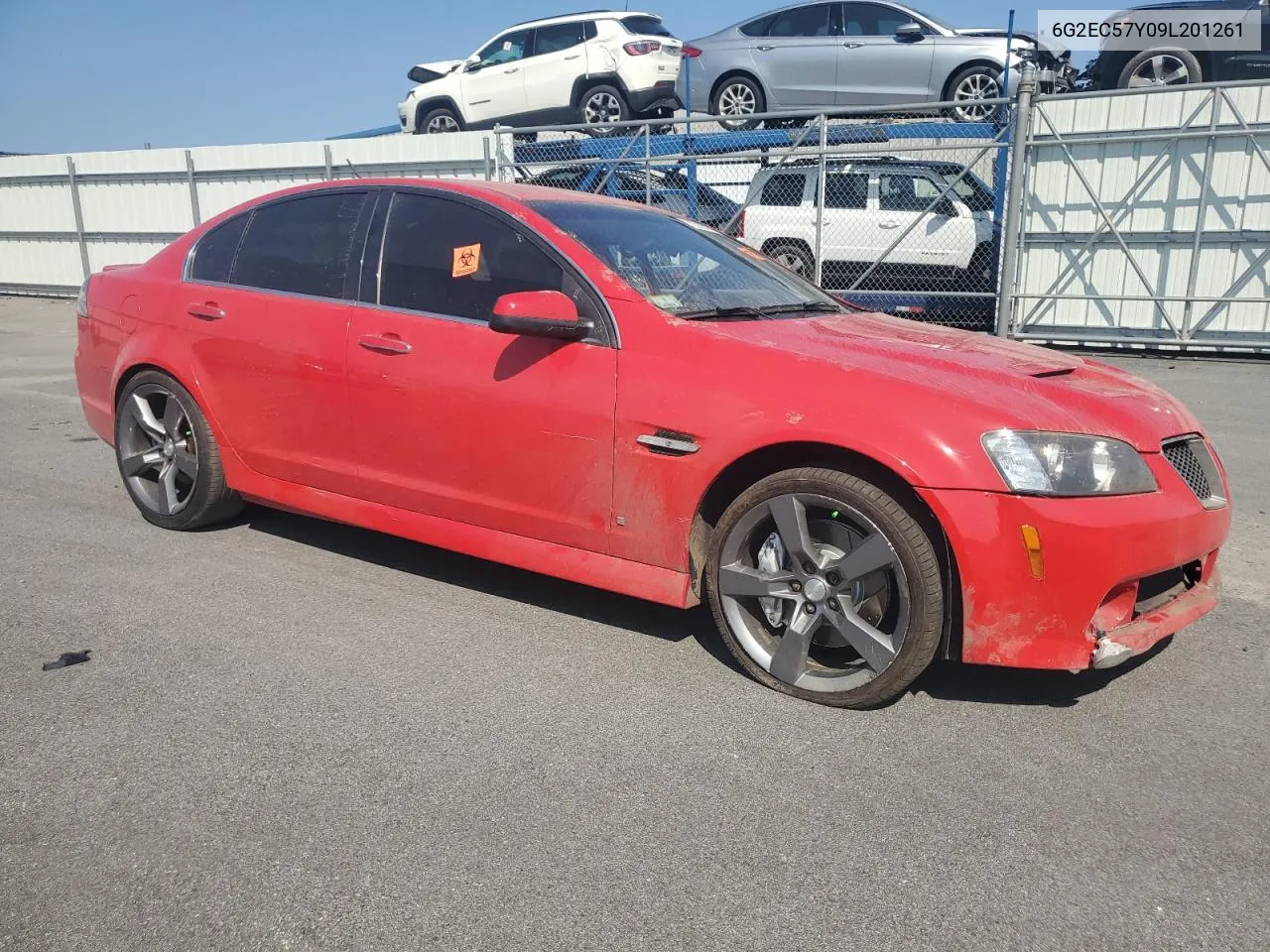 2009 Pontiac G8 Gt VIN: 6G2EC57Y09L201261 Lot: 71345174