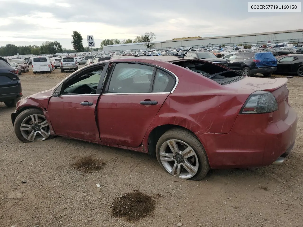 2009 Pontiac G8 VIN: 6G2ER57719L160158 Lot: 71618864