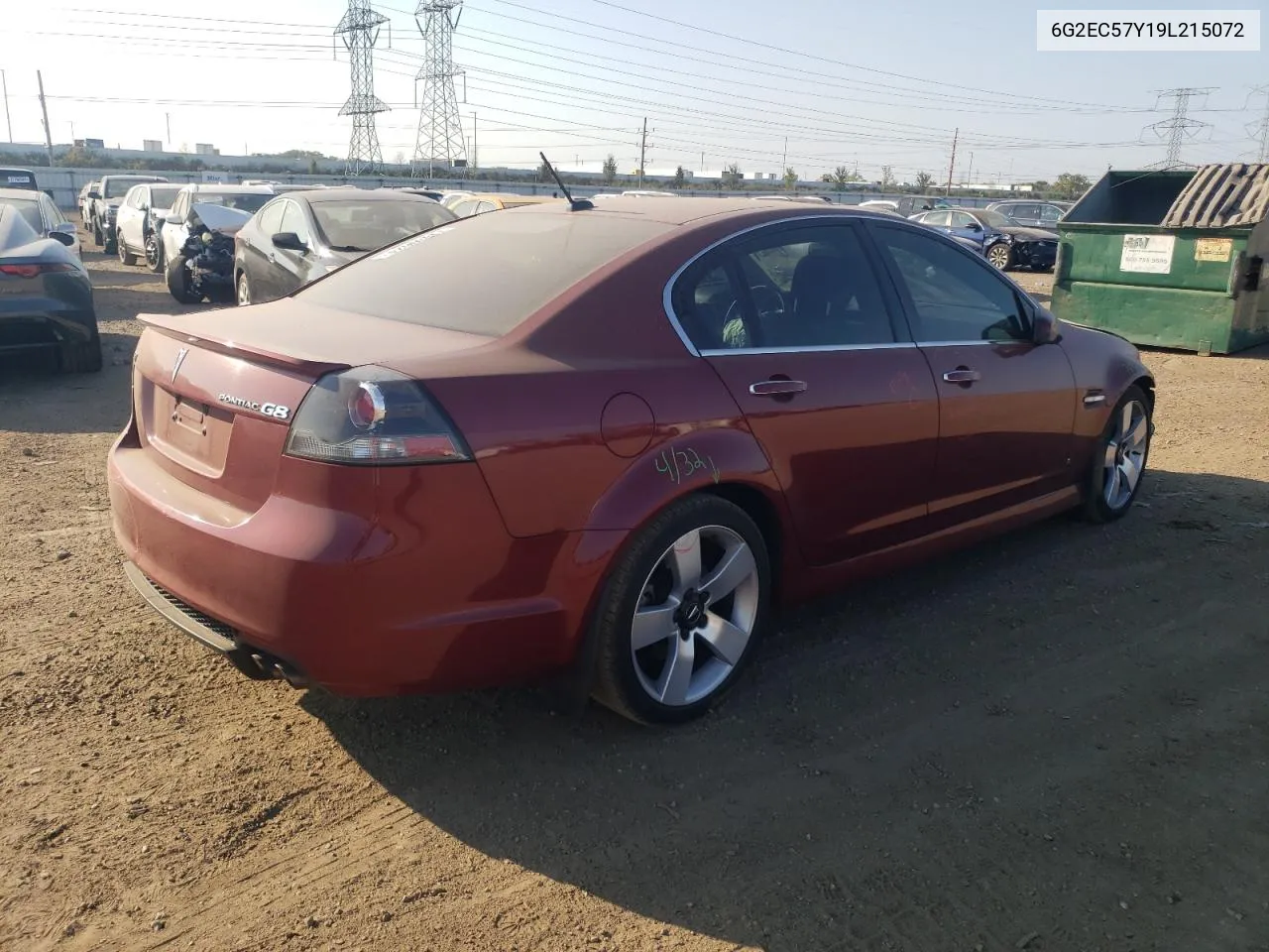 6G2EC57Y19L215072 2009 Pontiac G8 Gt