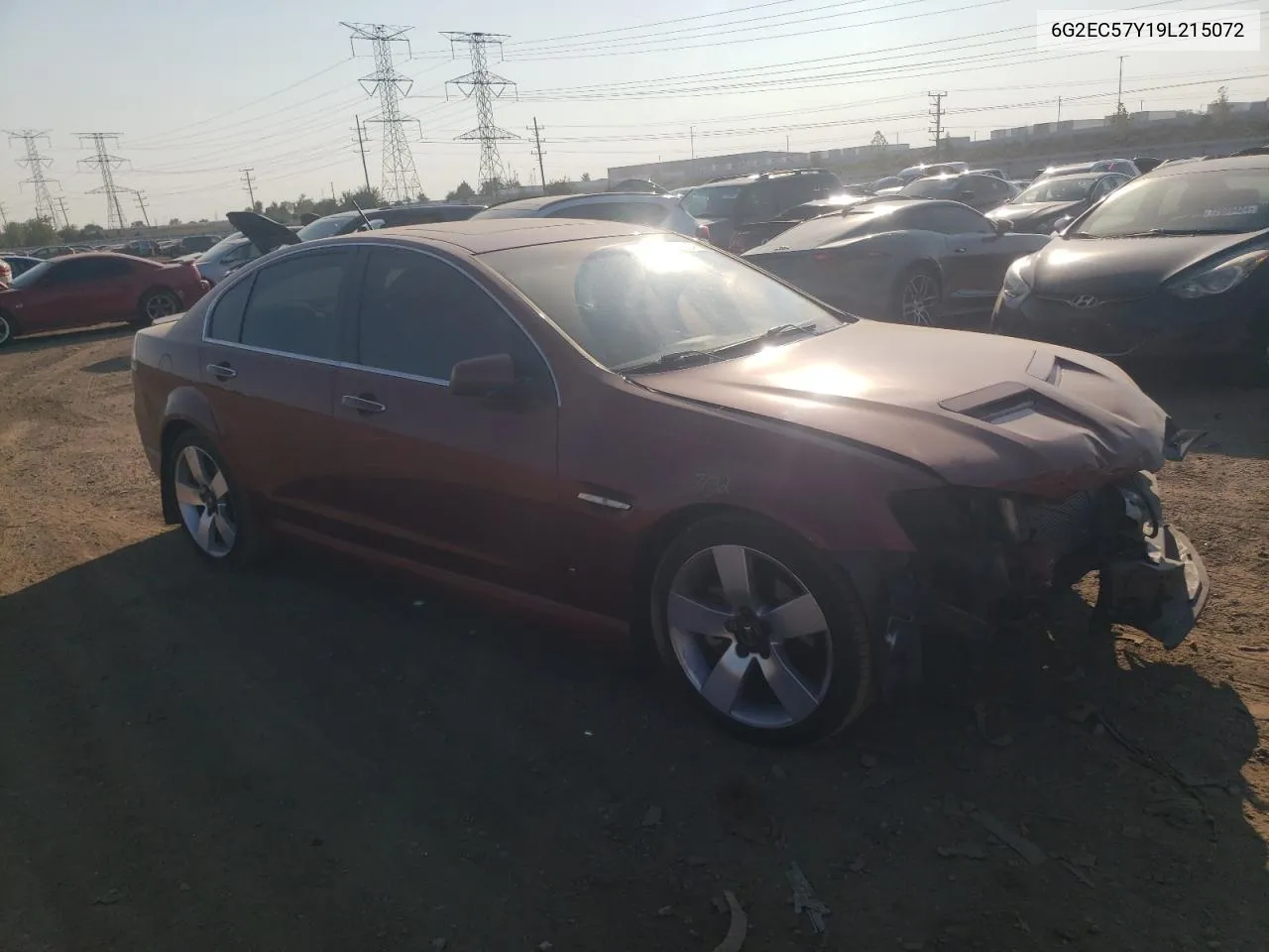 2009 Pontiac G8 Gt VIN: 6G2EC57Y19L215072 Lot: 71830624