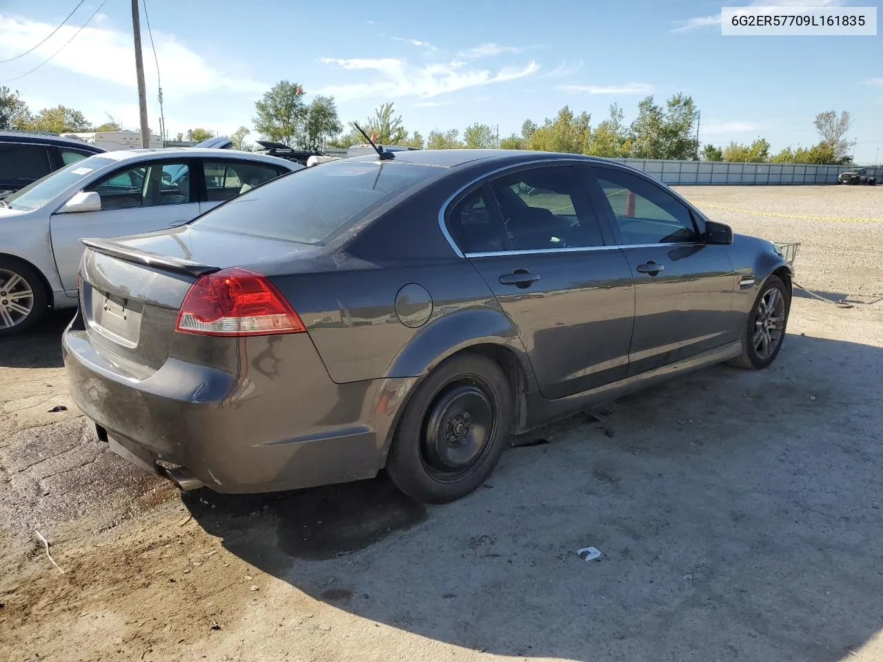 2009 Pontiac G8 VIN: 6G2ER57709L161835 Lot: 72440424