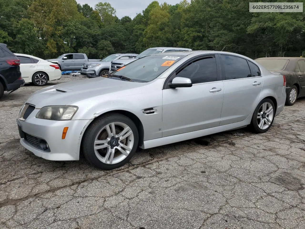 2009 Pontiac G8 VIN: 6G2ER57709L235674 Lot: 73570254