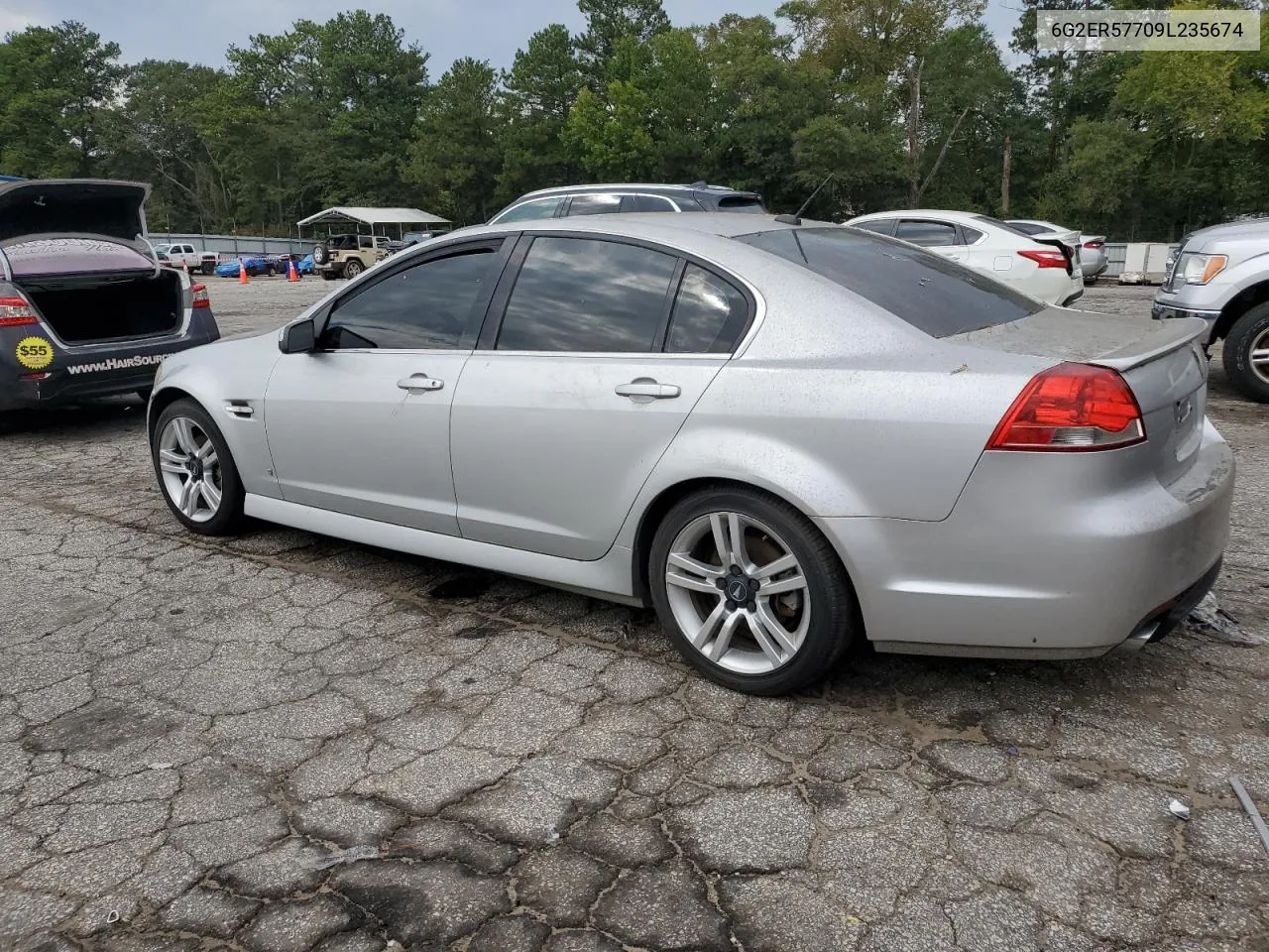 2009 Pontiac G8 VIN: 6G2ER57709L235674 Lot: 73570254