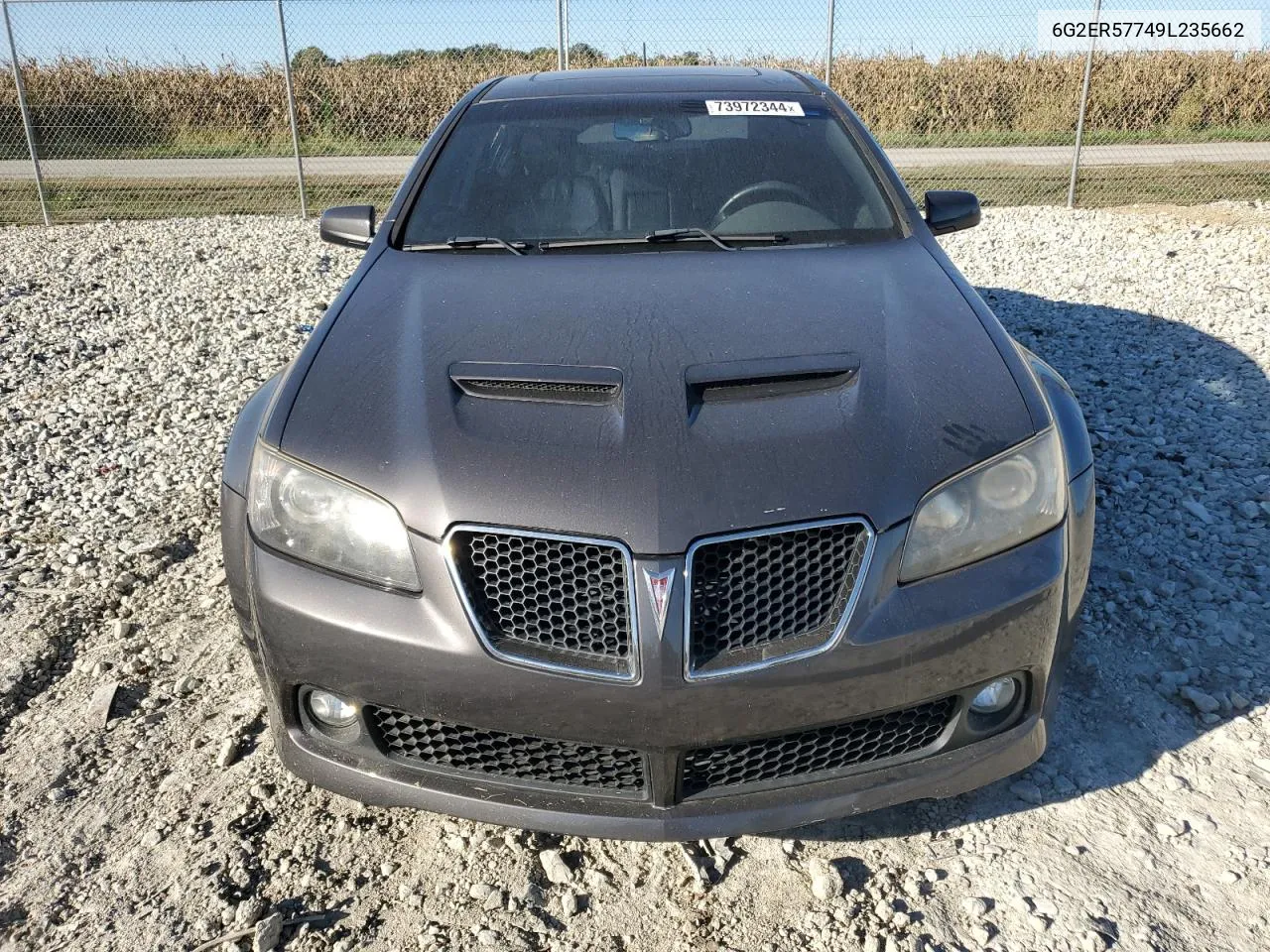 2009 Pontiac G8 VIN: 6G2ER57749L235662 Lot: 73972344