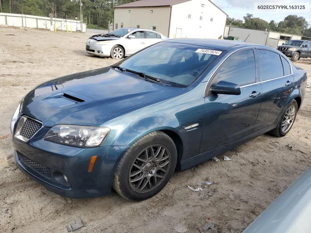 2009 Pontiac G8 Gt VIN: 6G2EC57Y99L163125 Lot: 74357824