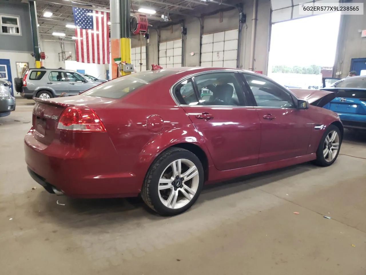 2009 Pontiac G8 VIN: 6G2ER577X9L238565 Lot: 75947554