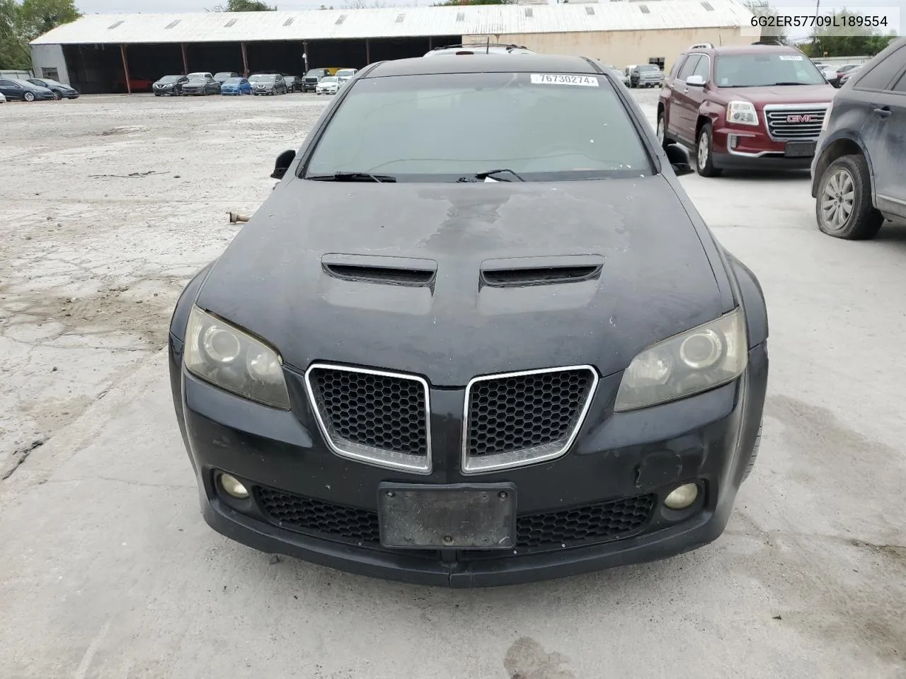 2009 Pontiac G8 VIN: 6G2ER57709L189554 Lot: 76730274