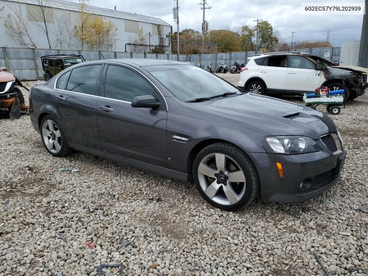 2009 Pontiac G8 Gt VIN: 6G2EC57Y79L202939 Lot: 78753284