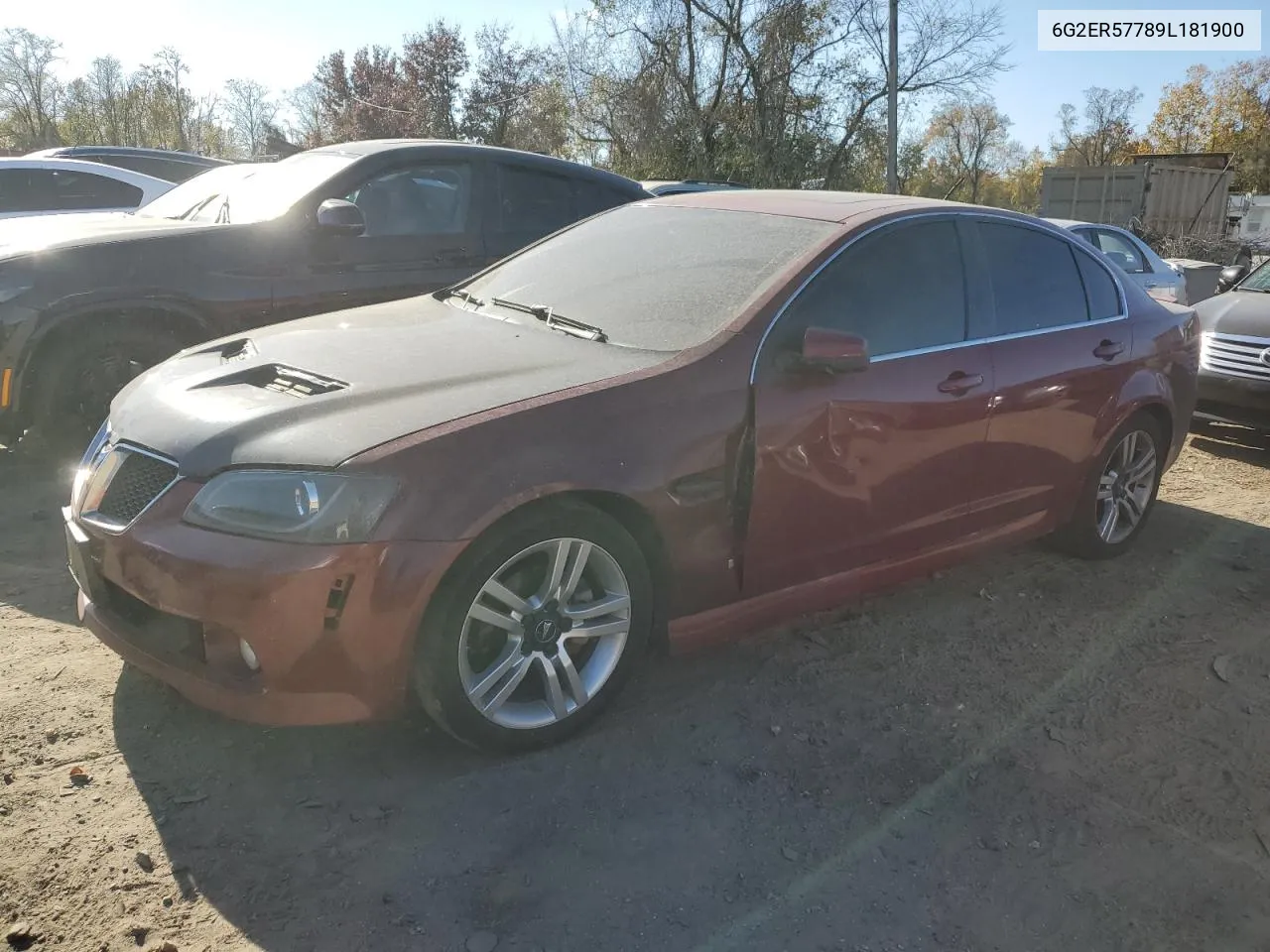 2009 Pontiac G8 VIN: 6G2ER57789L181900 Lot: 79015254