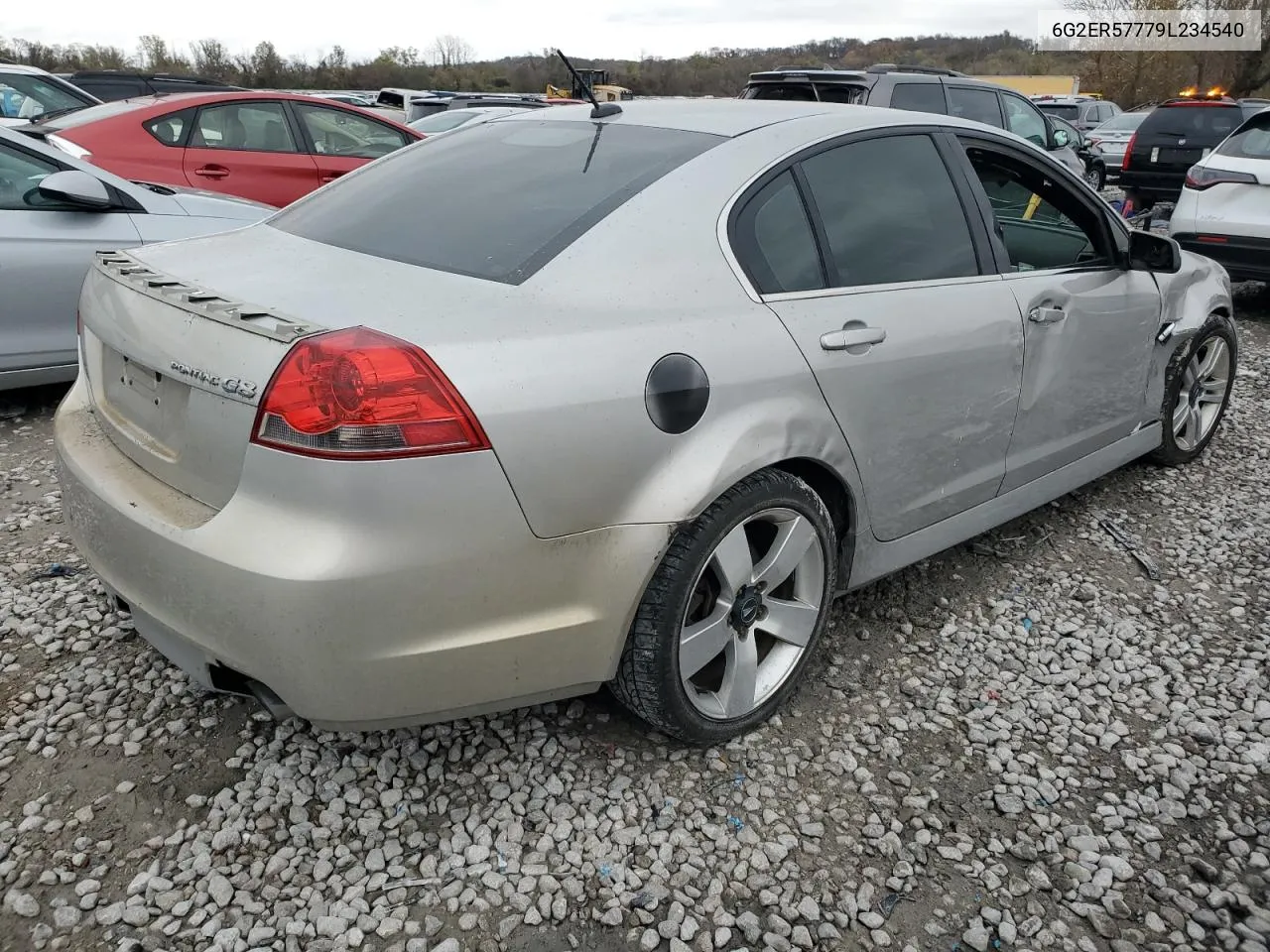 2009 Pontiac G8 VIN: 6G2ER57779L234540 Lot: 79116134