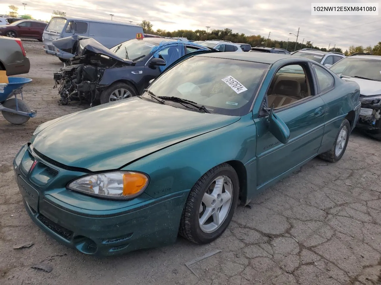 1999 Pontiac Grand Am Gt VIN: 1G2NW12E5XM841080 Lot: 75167674