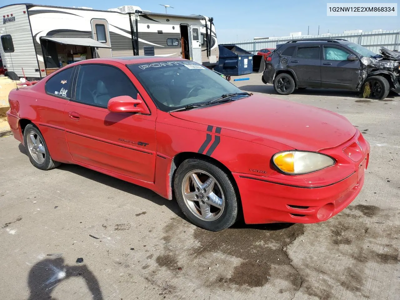 1999 Pontiac Grand Am Gt VIN: 1G2NW12E2XM868334 Lot: 77085924