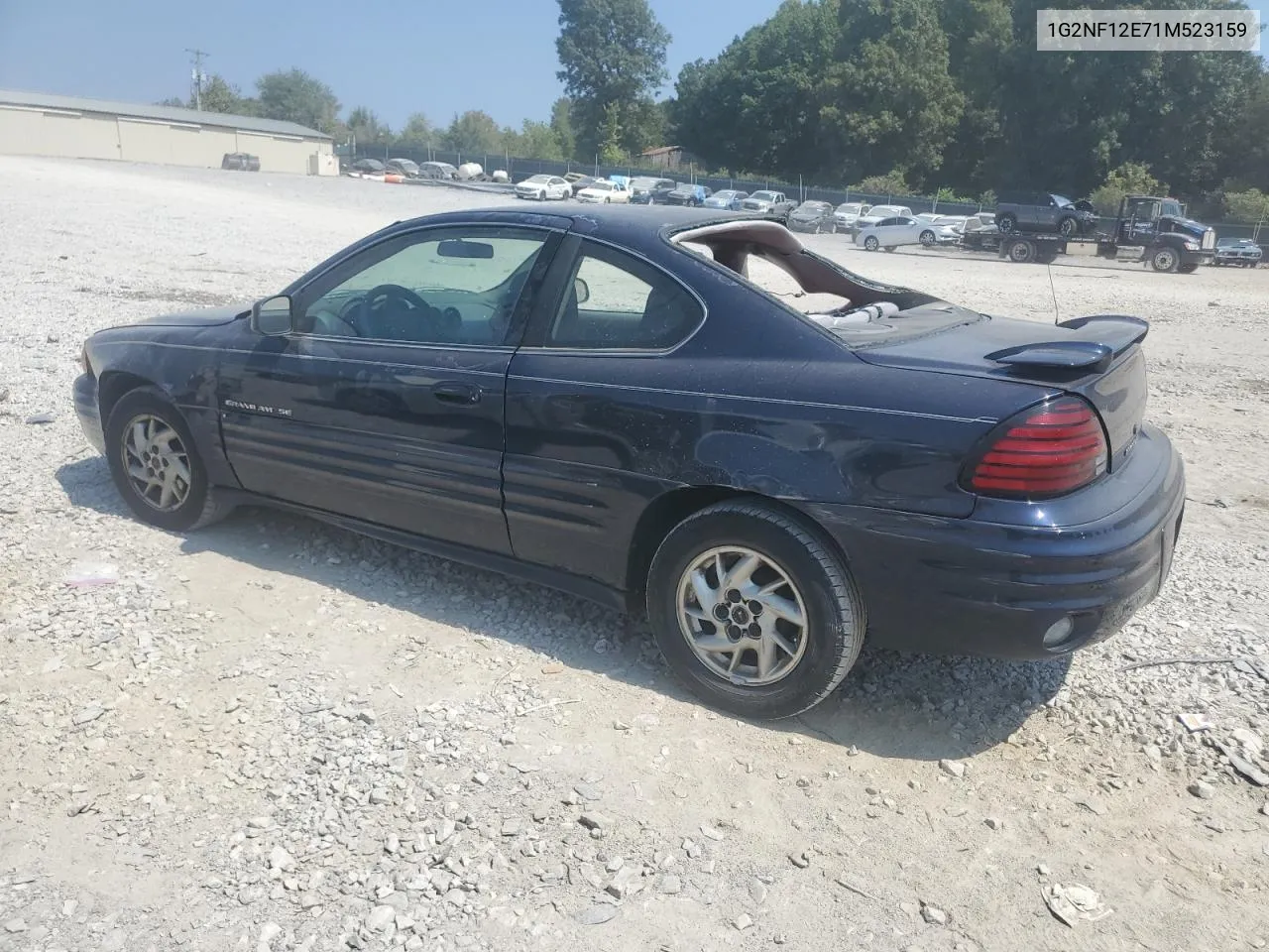 2001 Pontiac Grand Am Se1 VIN: 1G2NF12E71M523159 Lot: 69371714