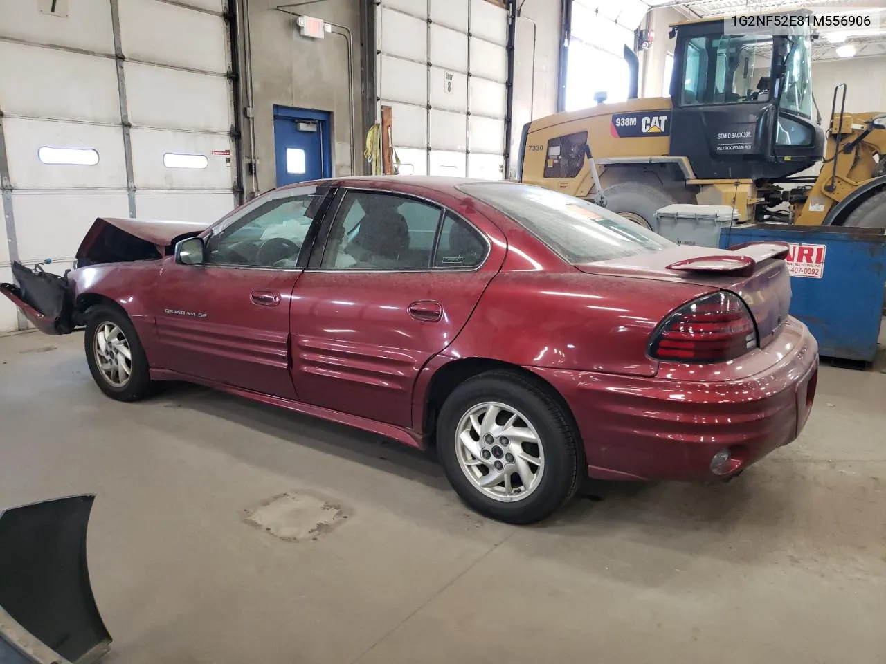 2001 Pontiac Grand Am Se1 VIN: 1G2NF52E81M556906 Lot: 76298914