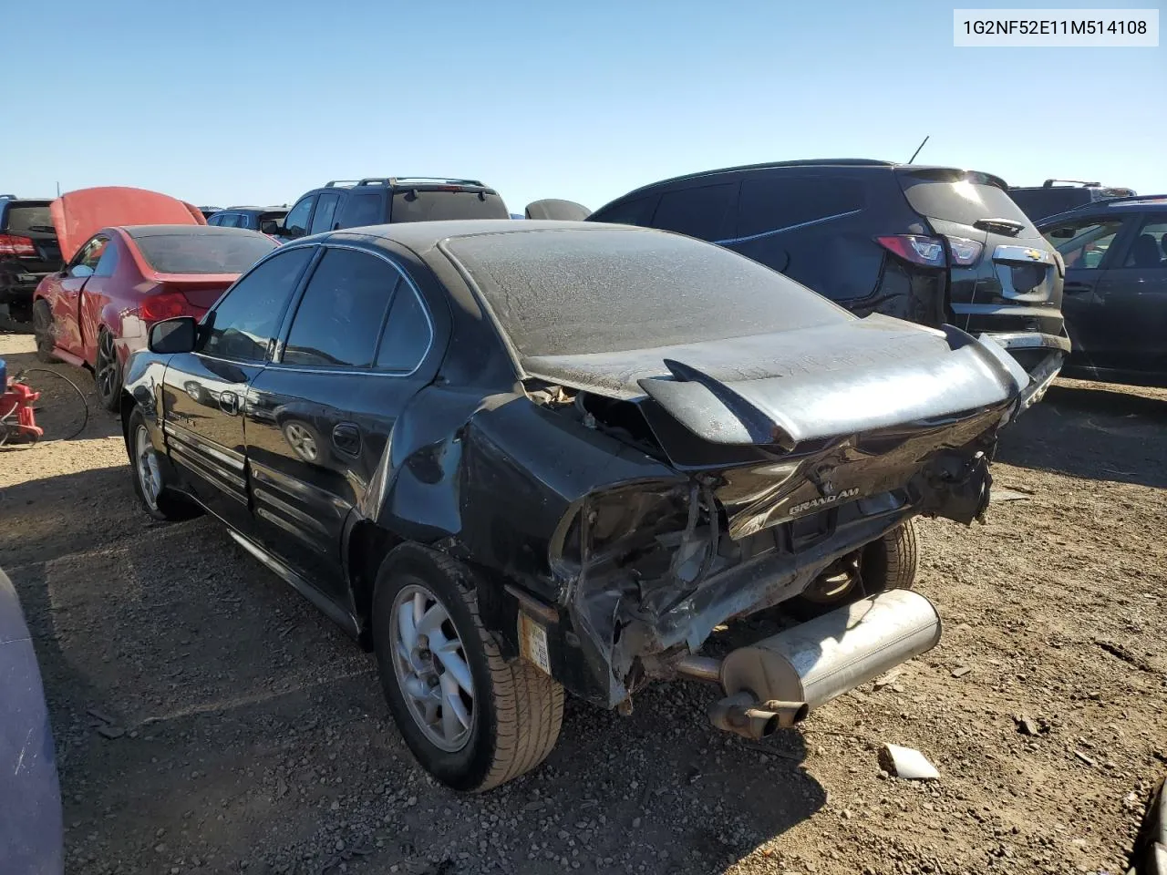 2001 Pontiac Grand Am Se1 VIN: 1G2NF52E11M514108 Lot: 76550234