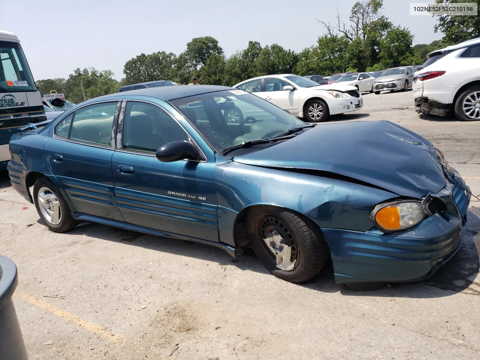 2002 Pontiac Grand Am Se VIN: 1G2NE52F52C210198 Lot: 62926284