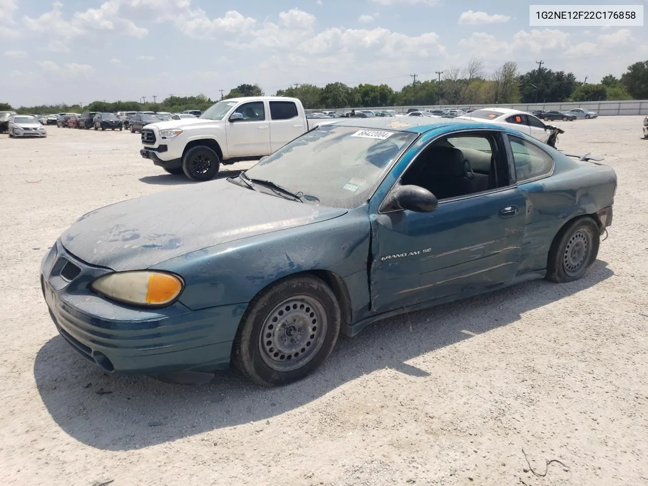 2002 Pontiac Grand Am Se VIN: 1G2NE12F22C176858 Lot: 66422004