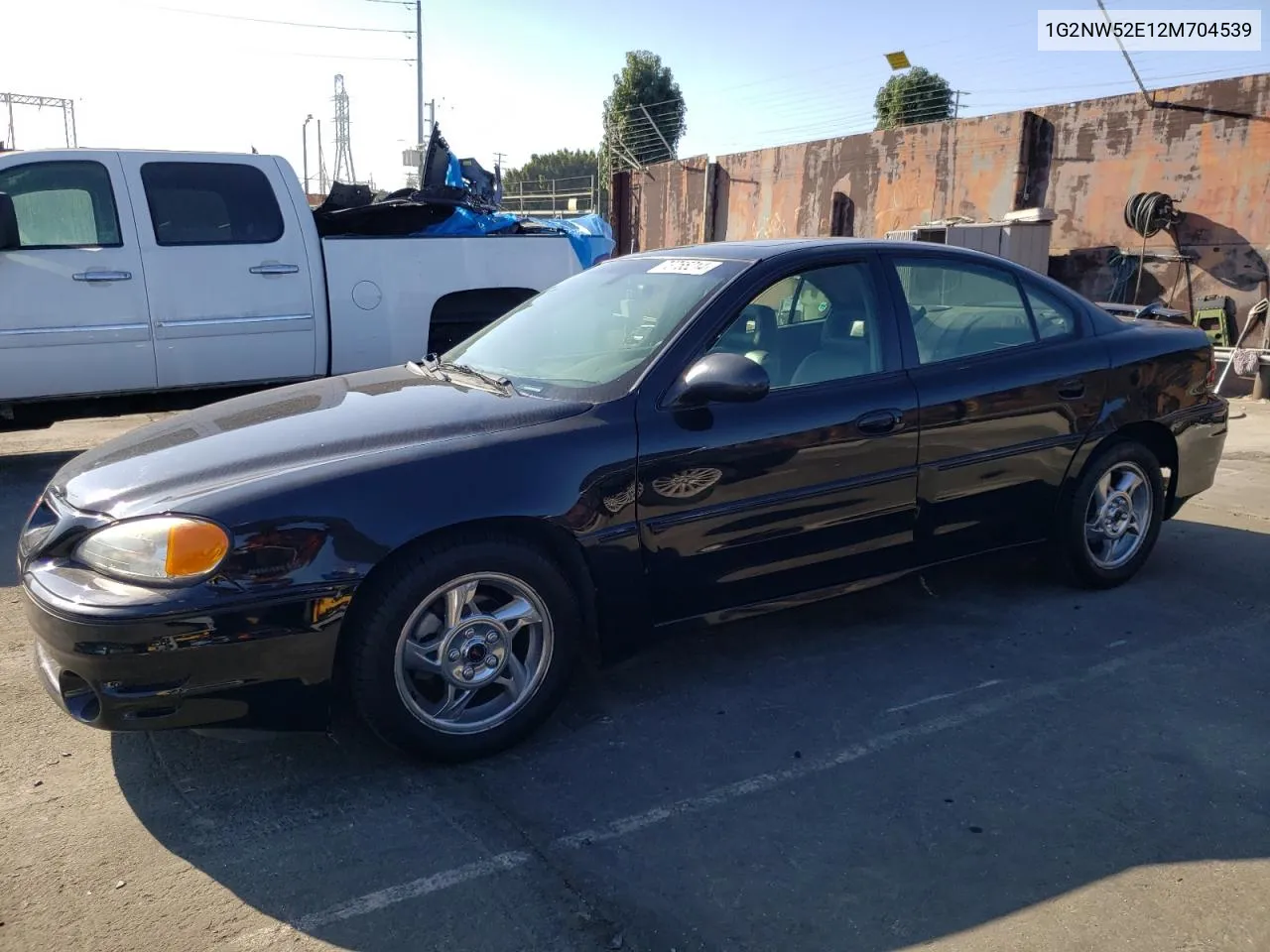 2002 Pontiac Grand Am Gt VIN: 1G2NW52E12M704539 Lot: 73755214