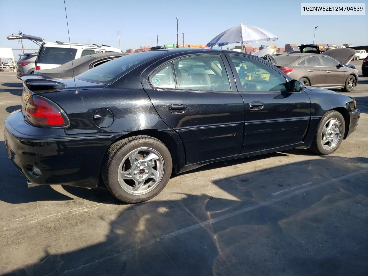 2002 Pontiac Grand Am Gt VIN: 1G2NW52E12M704539 Lot: 73755214