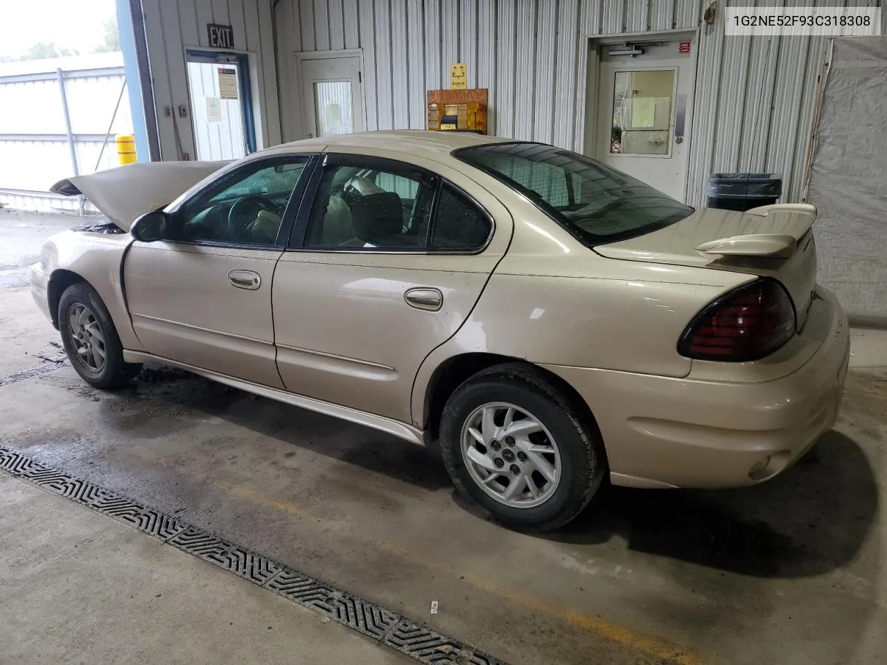 2003 Pontiac Grand Am Se VIN: 1G2NE52F93C318308 Lot: 74246534