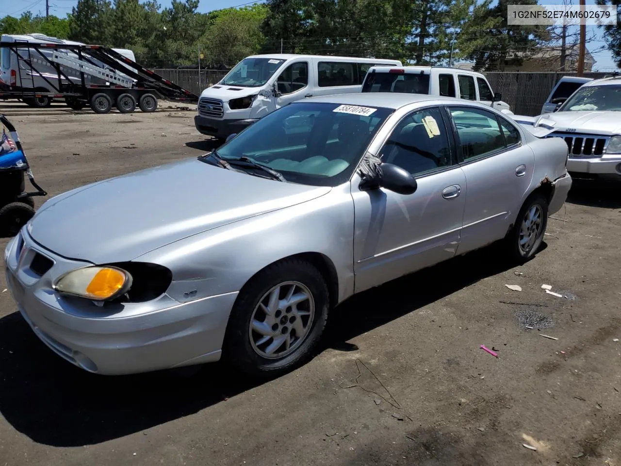 2004 Pontiac Grand Am Se1 VIN: 1G2NF52E74M602679 Lot: 55810784