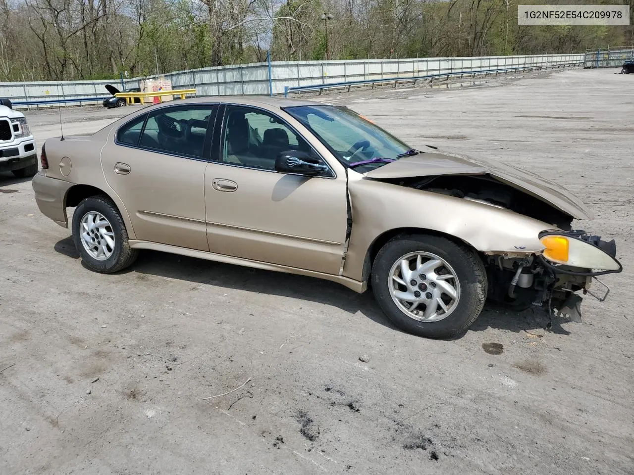 2004 Pontiac Grand Am Se1 VIN: 1G2NF52E54C209978 Lot: 60198674