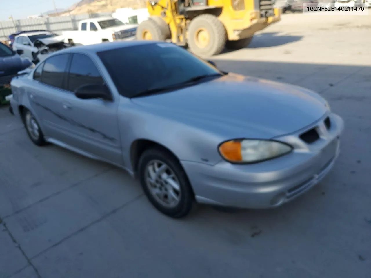 2004 Pontiac Grand Am Se1 VIN: 1G2NF52E14C211470 Lot: 74908124