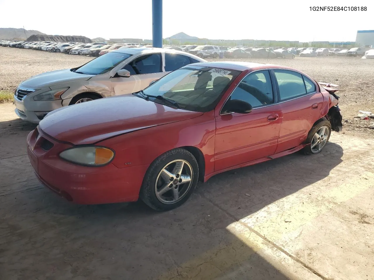 2004 Pontiac Grand Am Se1 VIN: 1G2NF52E84C108188 Lot: 75908714