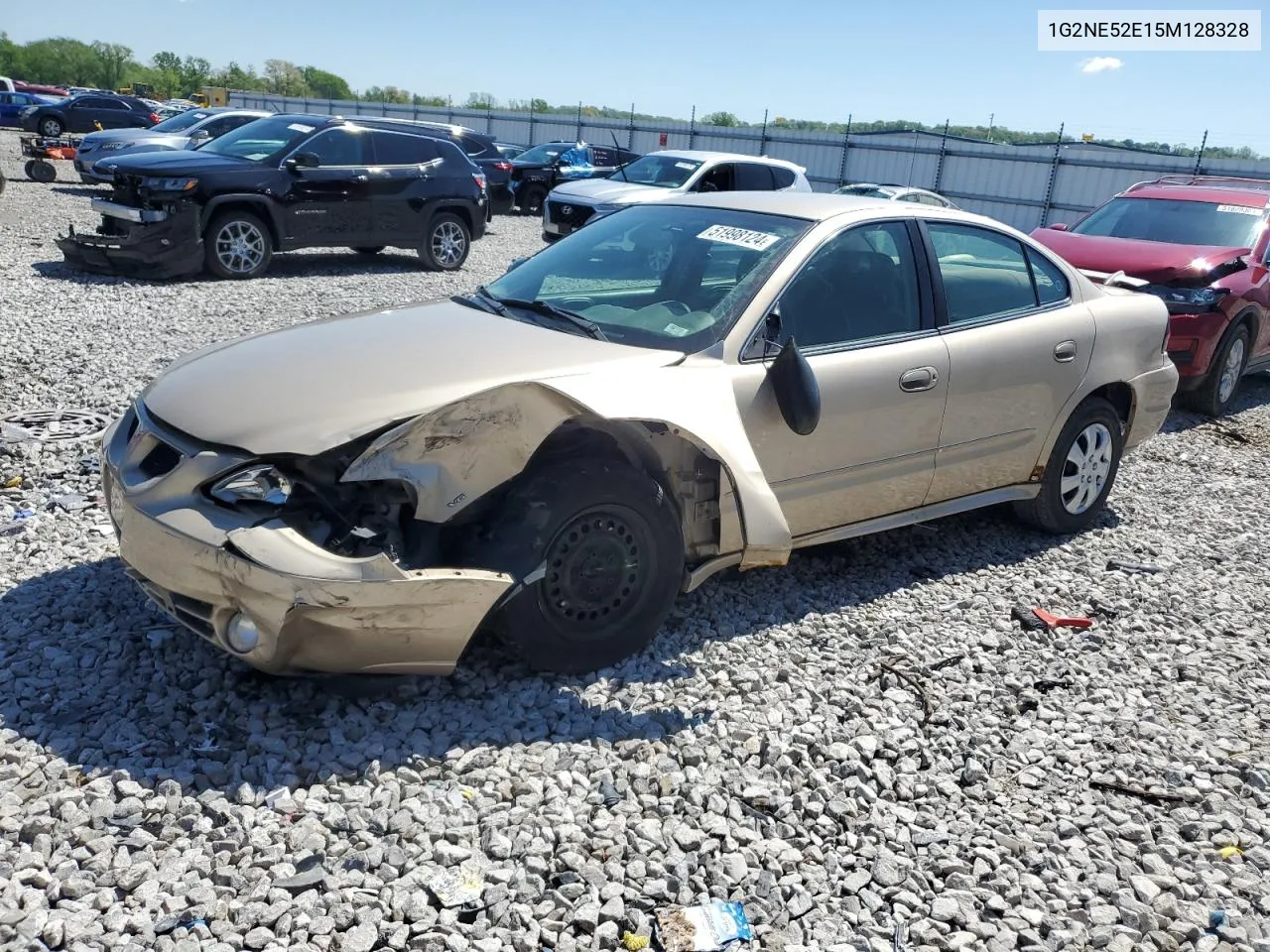 2005 Pontiac Grand Am Se VIN: 1G2NE52E15M128328 Lot: 51998124