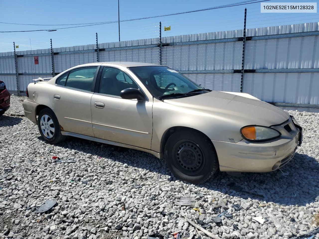 2005 Pontiac Grand Am Se VIN: 1G2NE52E15M128328 Lot: 51998124