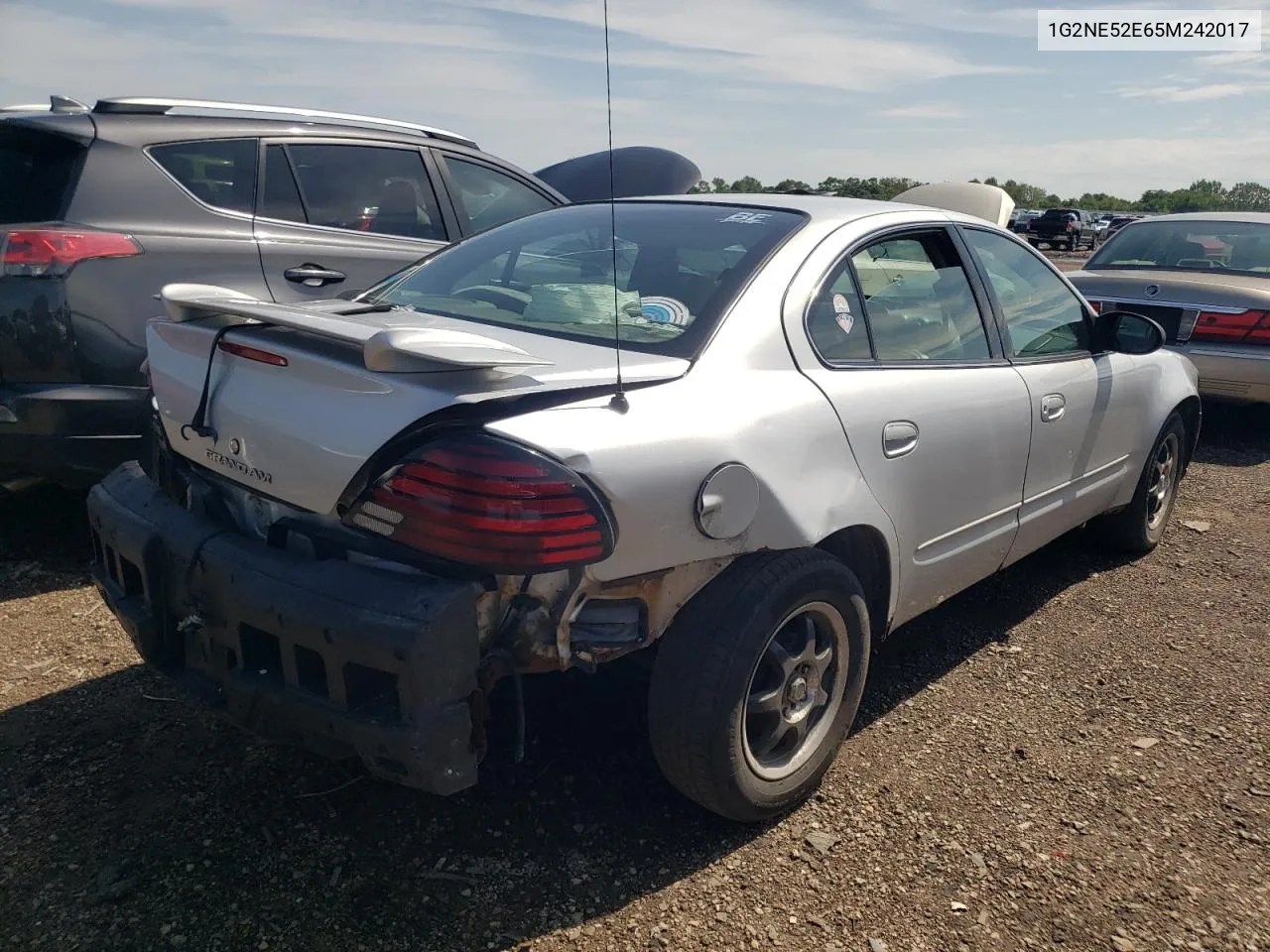 2005 Pontiac Grand Am Se VIN: 1G2NE52E65M242017 Lot: 61496044