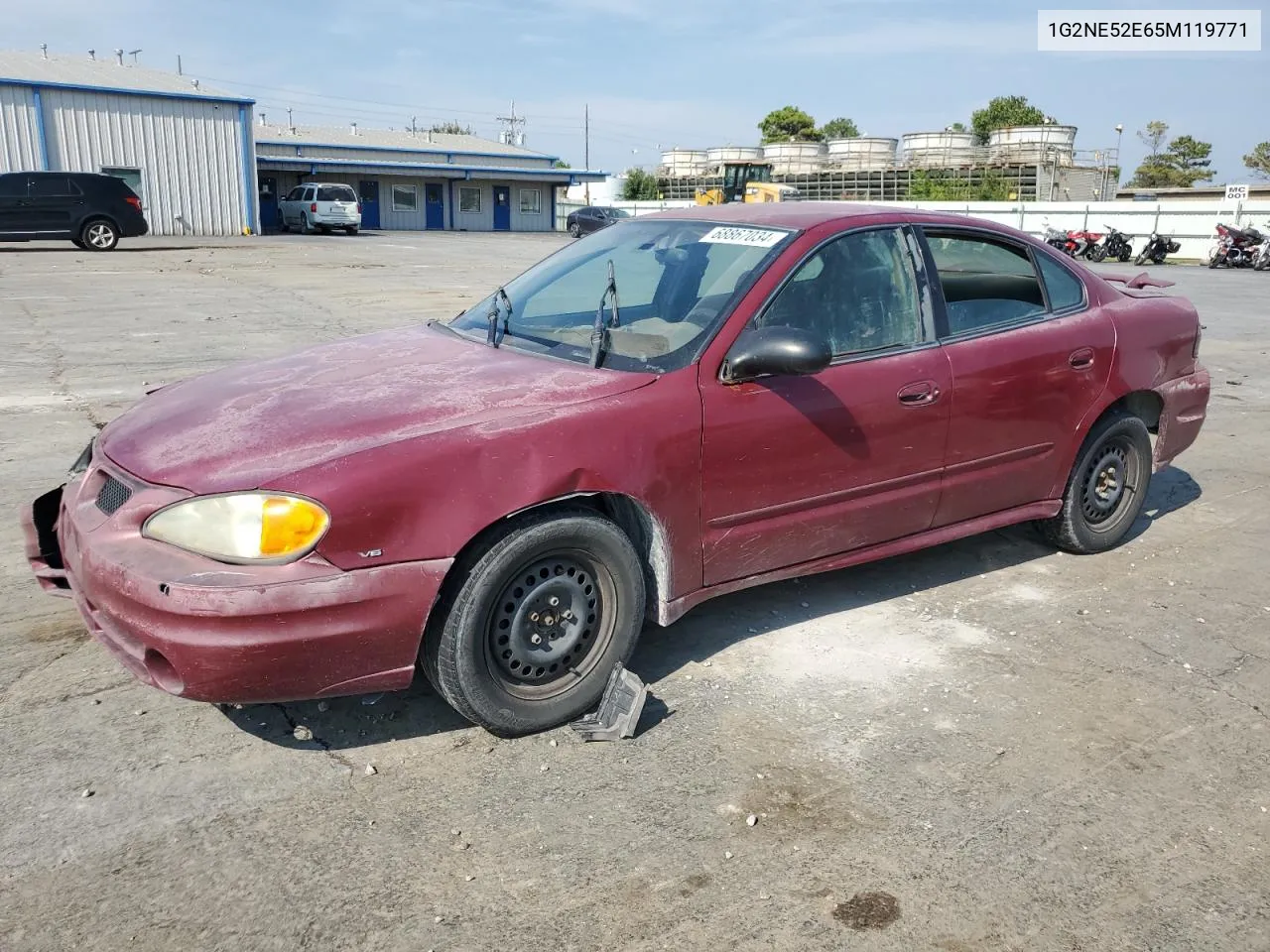 2005 Pontiac Grand Am Se VIN: 1G2NE52E65M119771 Lot: 68867034