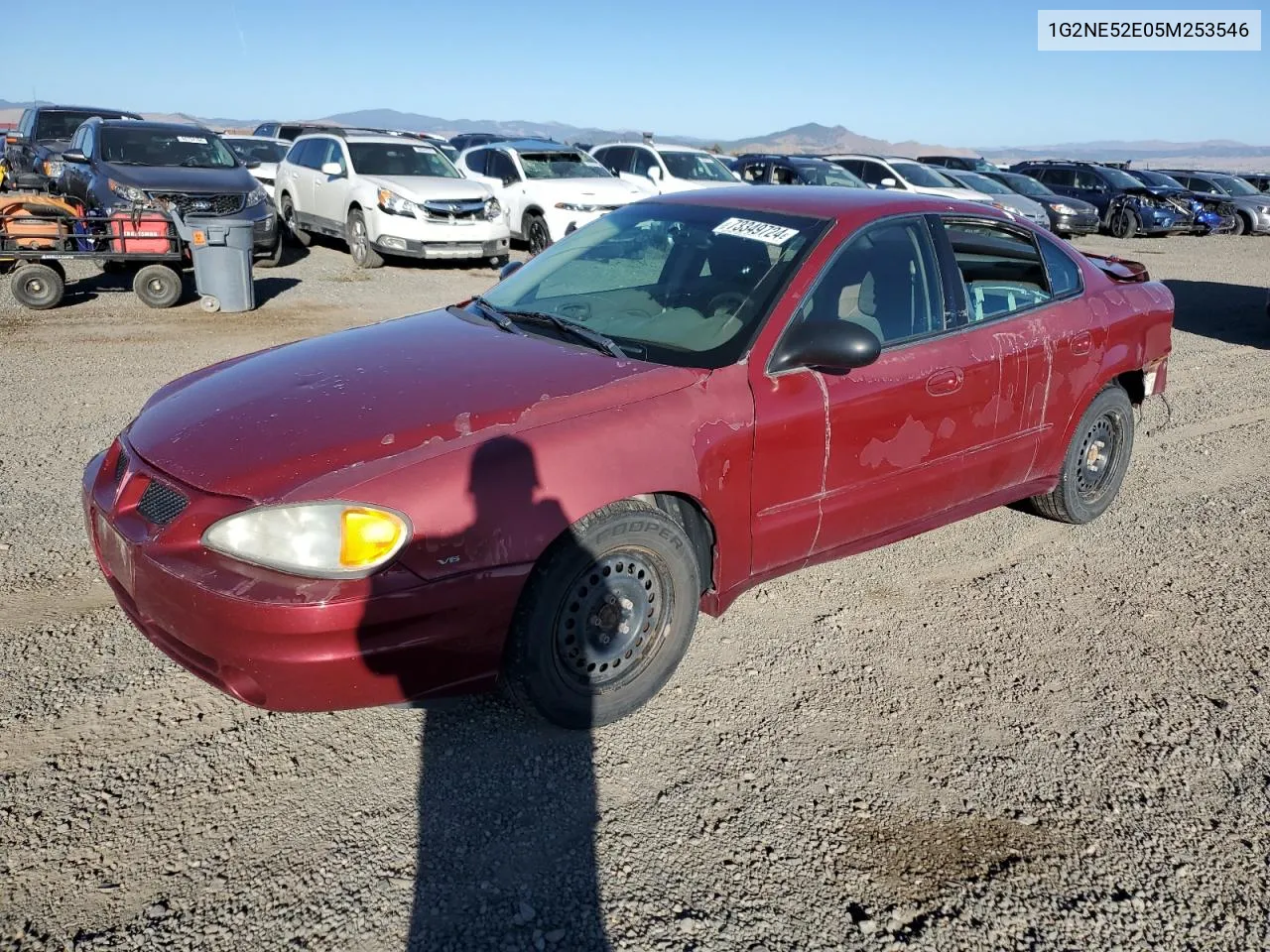 2005 Pontiac Grand Am Se VIN: 1G2NE52E05M253546 Lot: 73349724