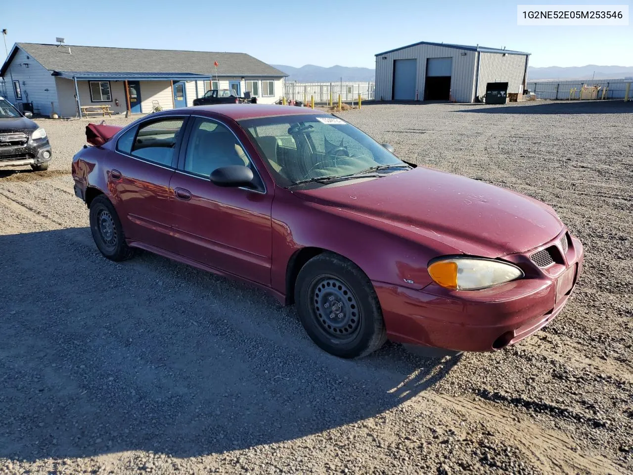 2005 Pontiac Grand Am Se VIN: 1G2NE52E05M253546 Lot: 73349724