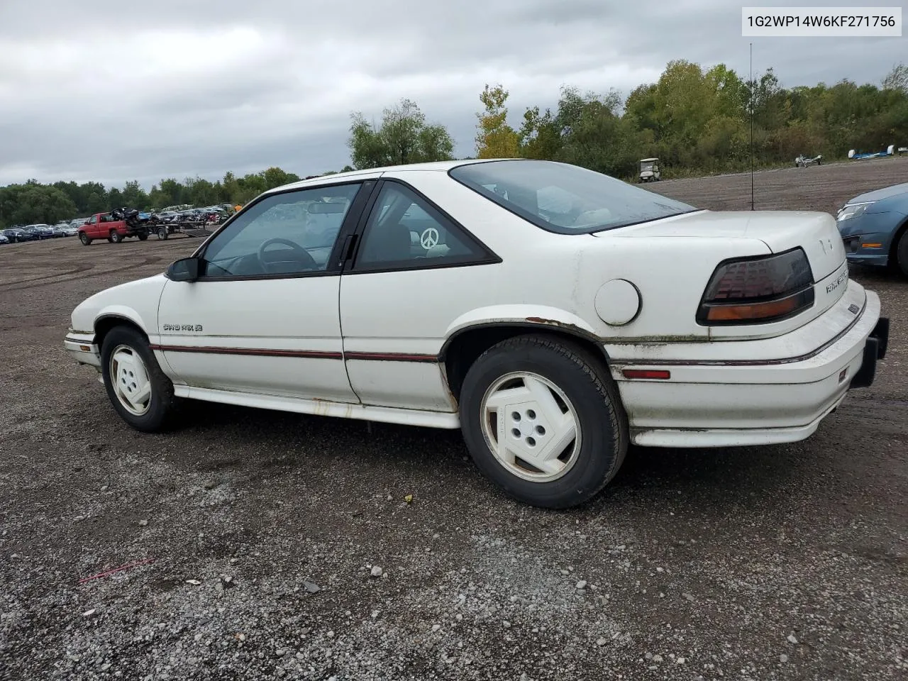 1989 Pontiac Grand Prix Se VIN: 1G2WP14W6KF271756 Lot: 73757494