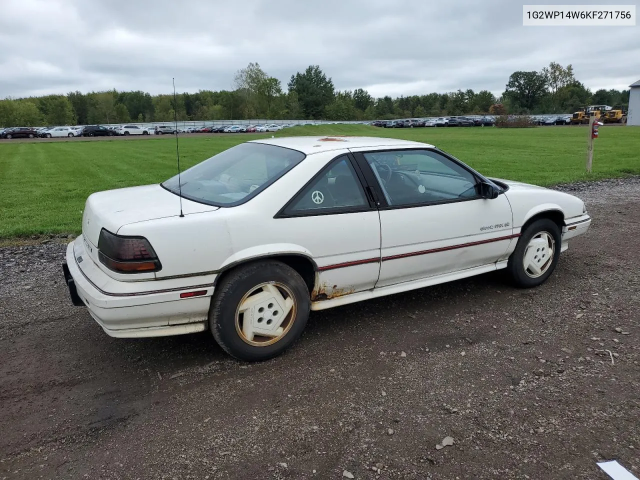 1989 Pontiac Grand Prix Se VIN: 1G2WP14W6KF271756 Lot: 73757494