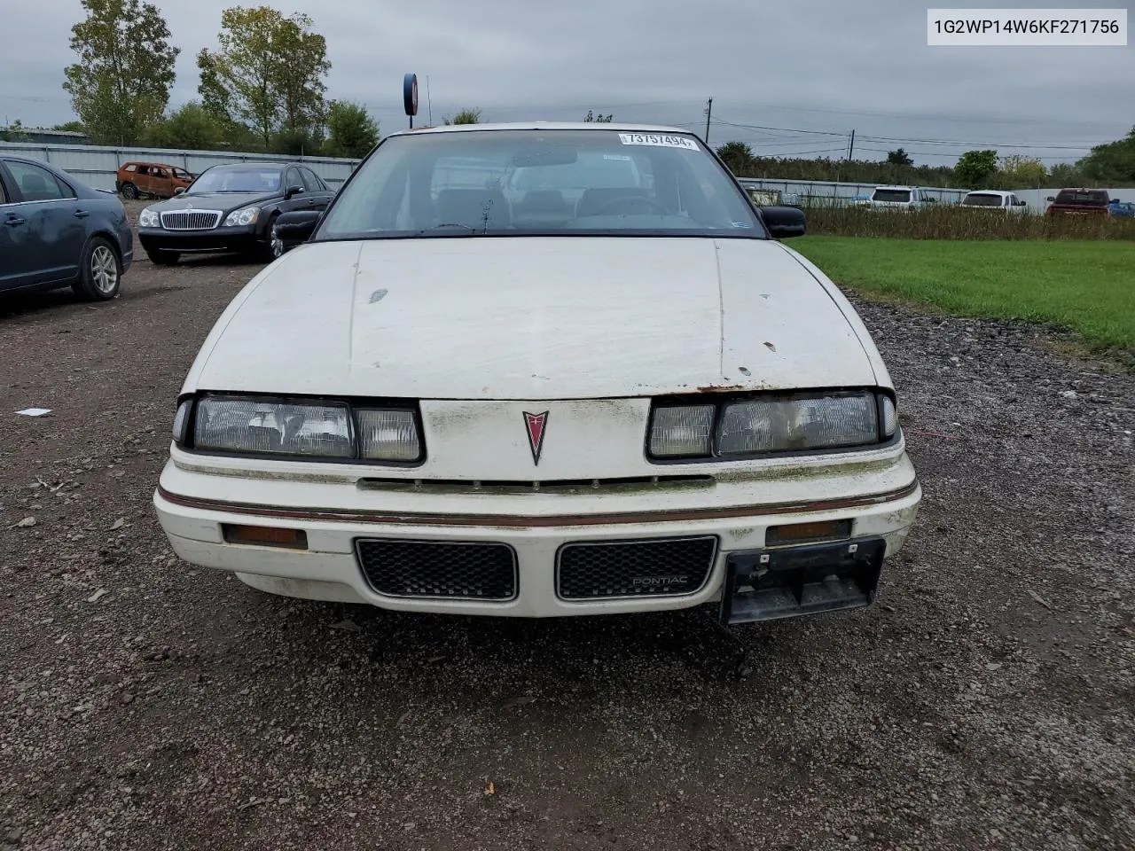 1989 Pontiac Grand Prix Se VIN: 1G2WP14W6KF271756 Lot: 73757494