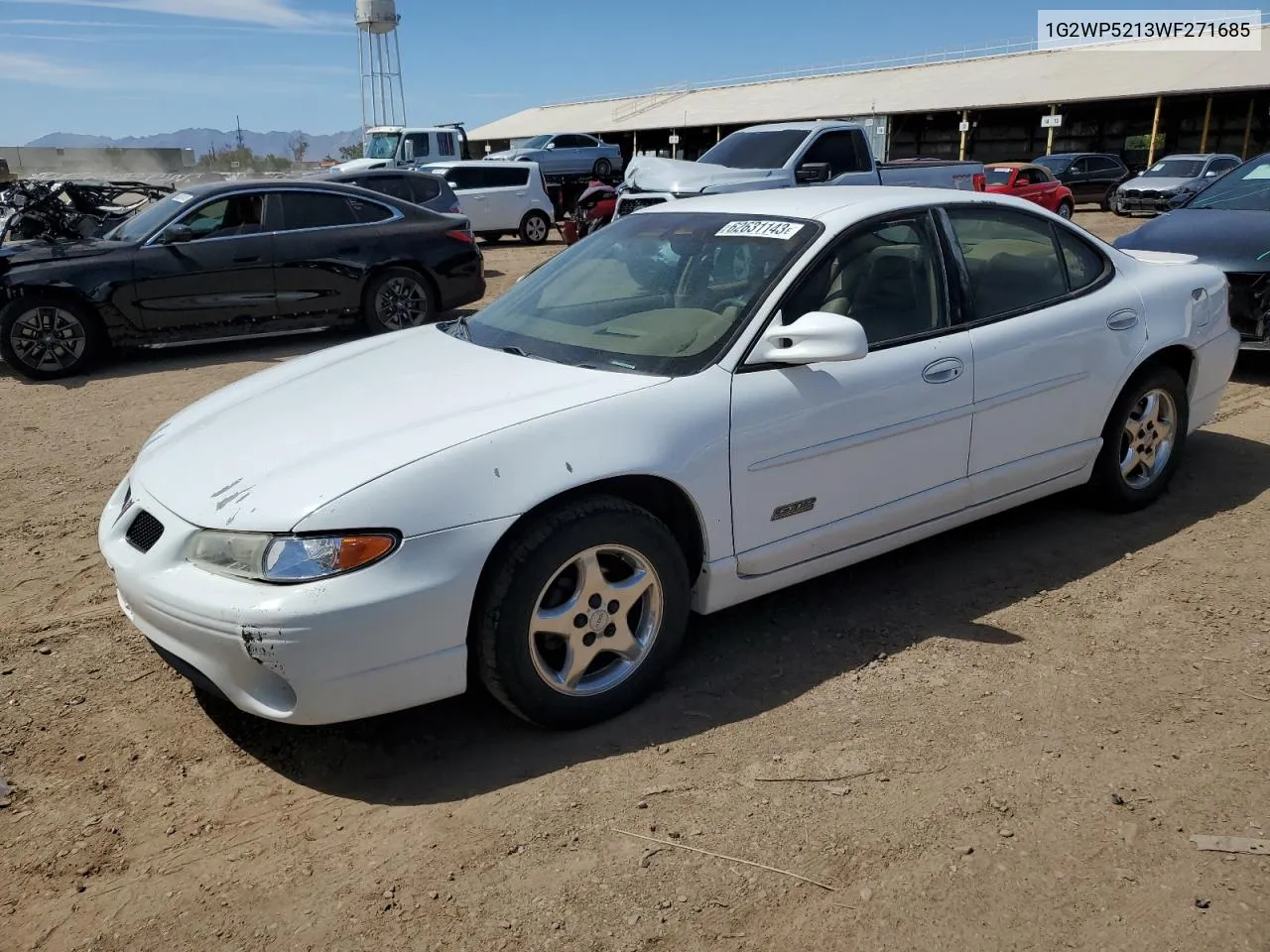 1998 Pontiac Grand Prix Gtp VIN: 1G2WP5213WF271685 Lot: 62631143