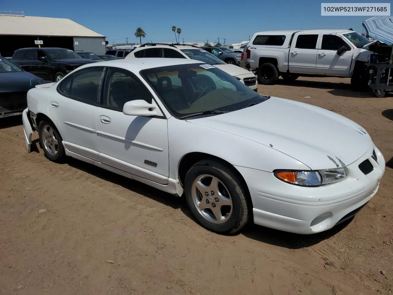 1998 Pontiac Grand Prix Gtp VIN: 1G2WP5213WF271685 Lot: 62631143