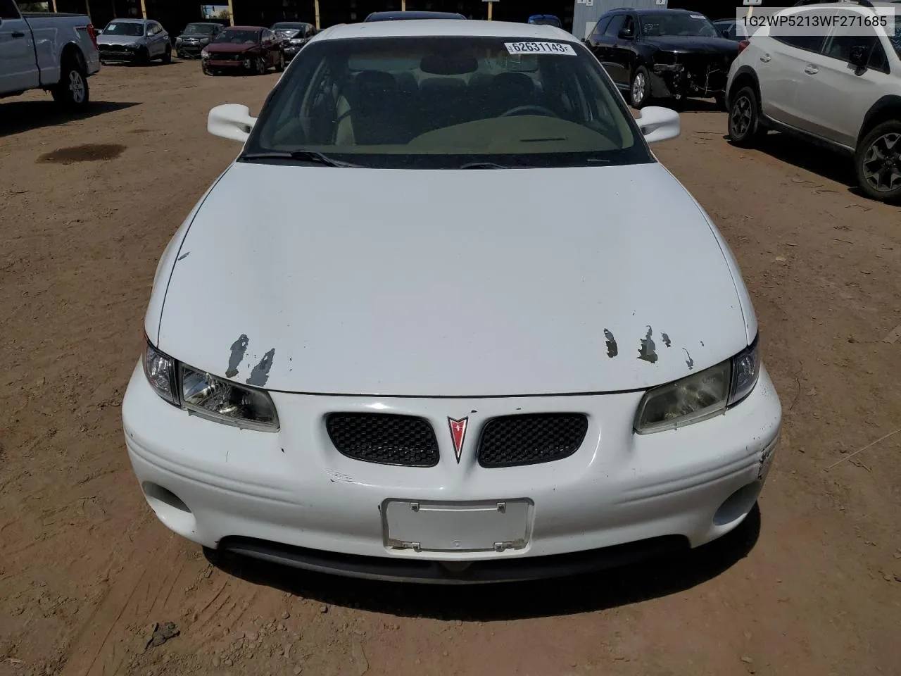 1998 Pontiac Grand Prix Gtp VIN: 1G2WP5213WF271685 Lot: 62631143