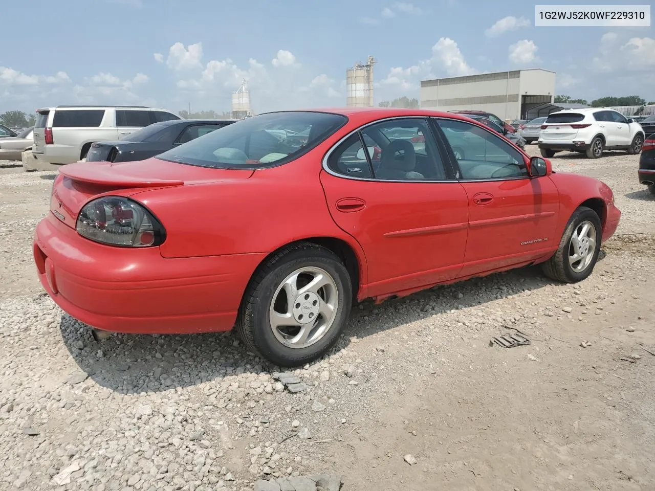 1998 Pontiac Grand Prix Se VIN: 1G2WJ52K0WF229310 Lot: 64272774