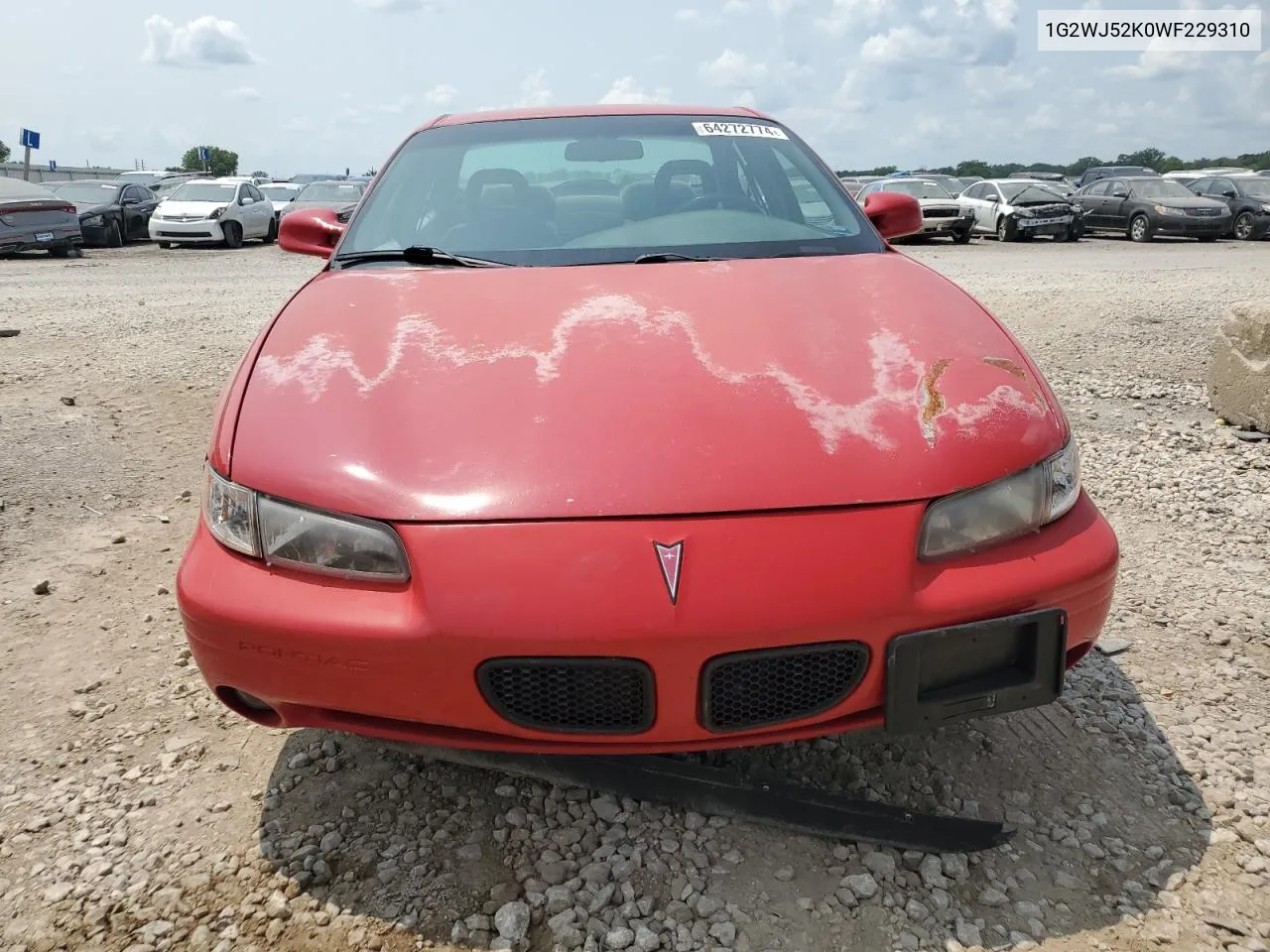 1998 Pontiac Grand Prix Se VIN: 1G2WJ52K0WF229310 Lot: 64272774