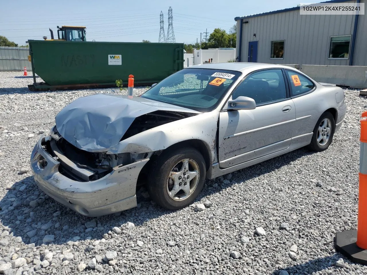 1999 Pontiac Grand Prix Gt VIN: 1G2WP12K4XF255241 Lot: 69994914