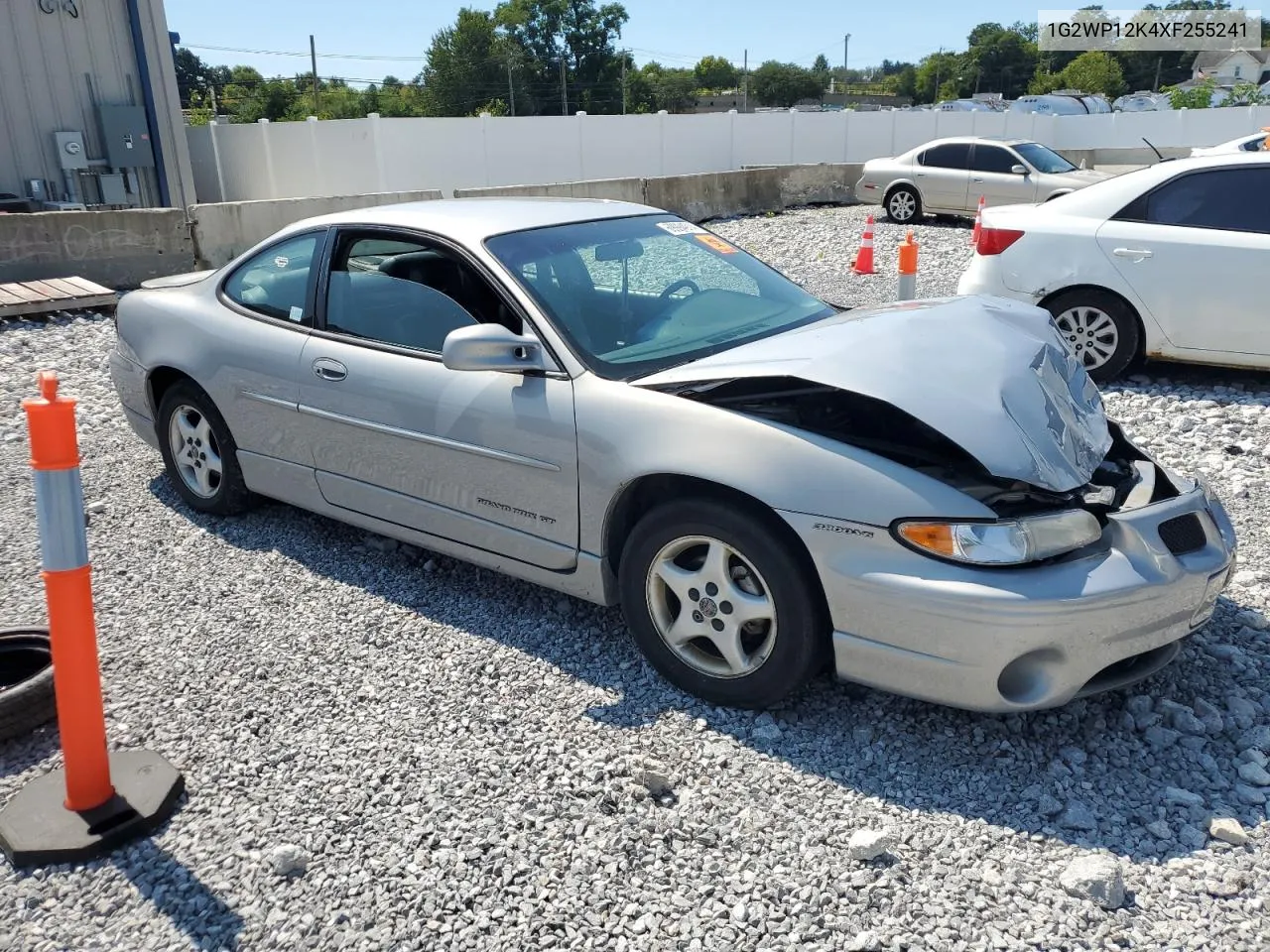 1999 Pontiac Grand Prix Gt VIN: 1G2WP12K4XF255241 Lot: 69994914